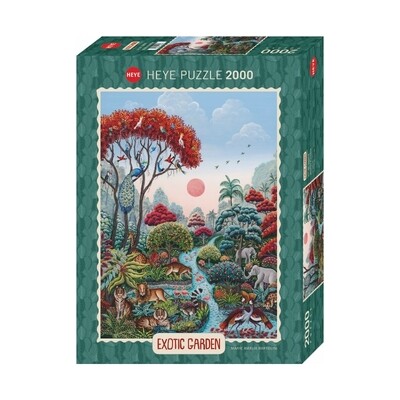 Heye -Marie Amalia Bartolini: Exotic Garden - Wildlife Paradise - 2000 piezas Heye -Marie Amalia Bartolini: Exotic Garden - Wildlife Paradise - 2000 piezas