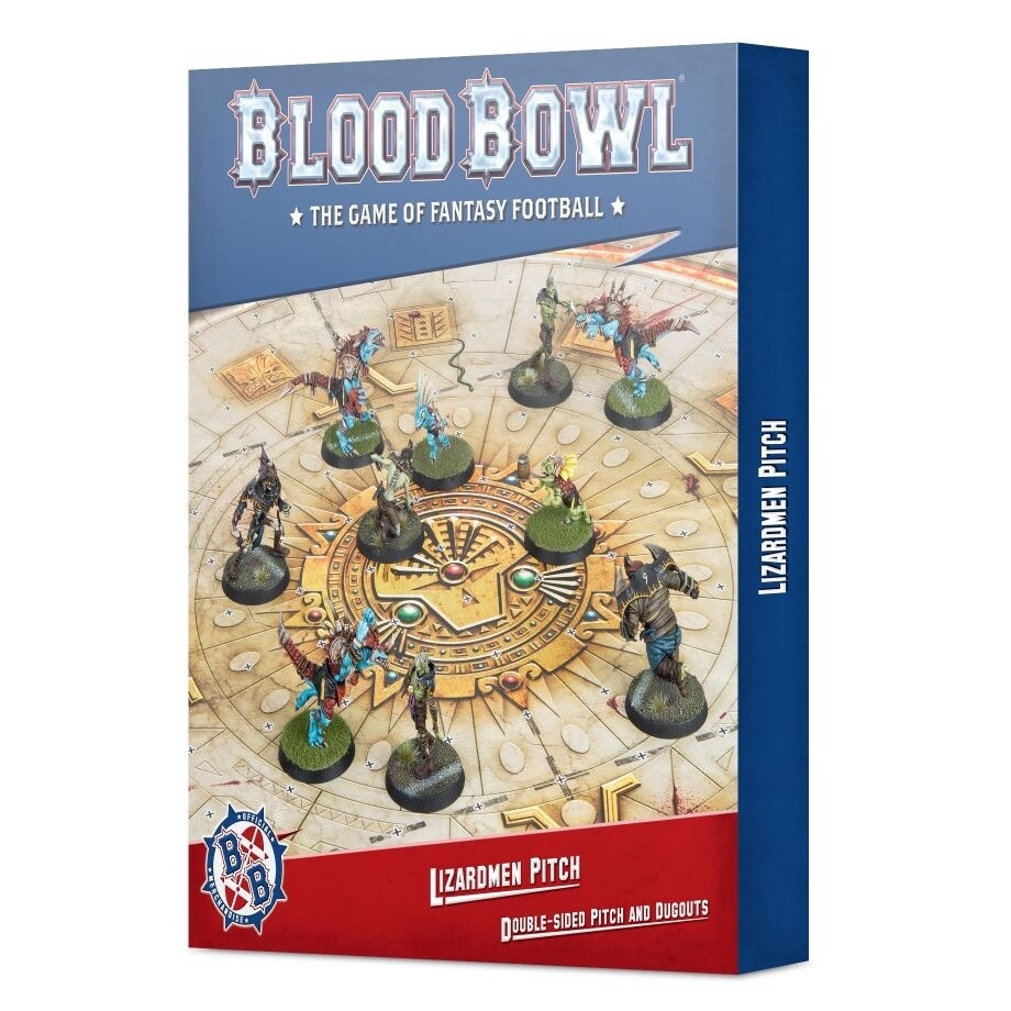 Games Workshop - Blood Bowl: Double-sided Blood Bowl Pitch and Dugouts
