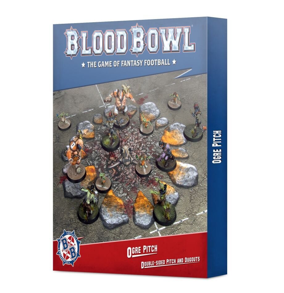 Games Workshop - Blood Bowl Ogre Team Pitch & Dugouts