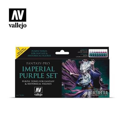 Vallejo - Fantasy Pro Nocturna Sets: Imperial Purple (8)