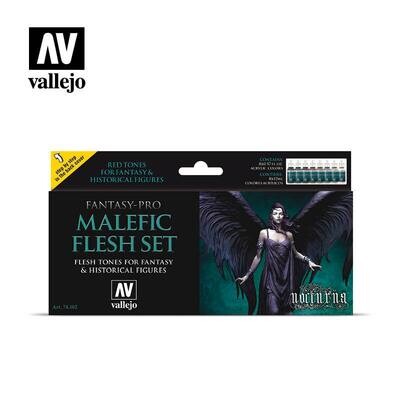 Vallejo - Fantasy Pro Nocturna Sets: Malefic Flesh Set (8)