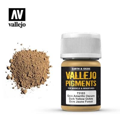 Vallejo - Pigments: Ocre Amarillo Oscuro