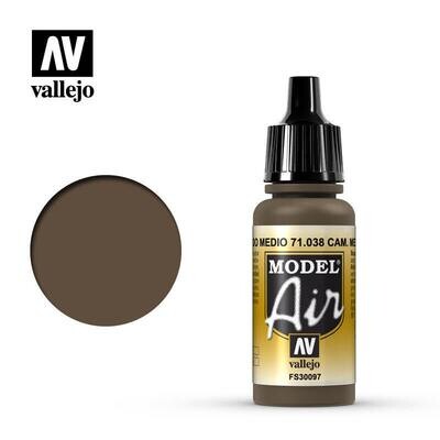 Vallejo - Model Air:  Camuflaje Pardo Medio