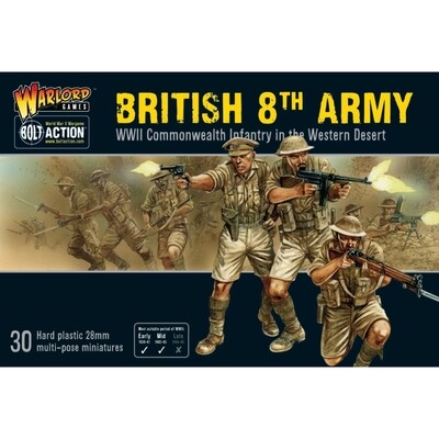 Warlord Games - Bolt Action: 8th Army Infantry Warlord Games - Bolt Action: 8th Army Infantry