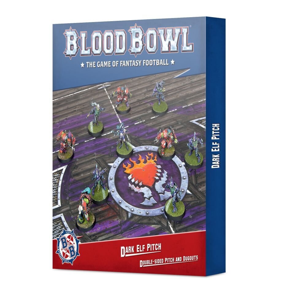 Games Workshop - Blood Bowl: Dark Elf Pitch & Dugouts