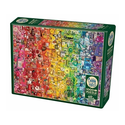 Cobble Hill - Colourful Rainbow - 1000 piezas