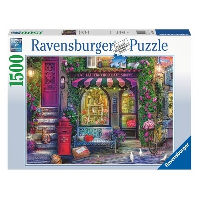Ravensburger - Love letters Chocolate Shop 1500 piezas
