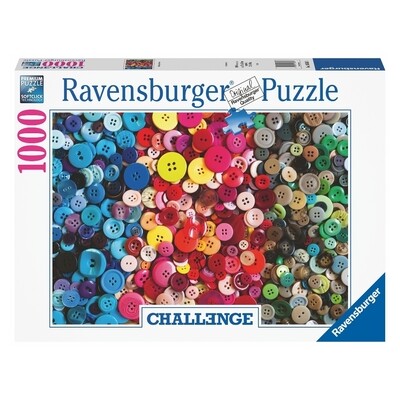 Ravensburger - Challenge – Buttons 1000 piezas