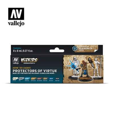 Vallejo - Wizkids - Set: Wizkids Premium set by Vallejo: Protectors of Virtue