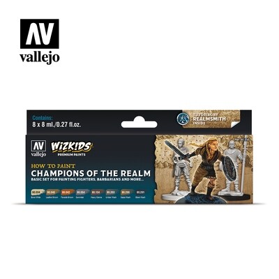 Vallejo - Wizkids - Set: Wizkids Premium set by Vallejo: Champions of the Realm