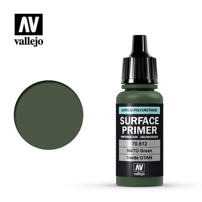 Vallejo - Surface Primer - Color: Verde Nato