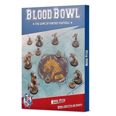 Games Workshop - Blood Bowl:  Norse Team Pitch & Dugouts