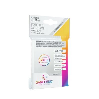 Gamegenic - Matte Standard Card Game Sleeves 66x91mm (50)
