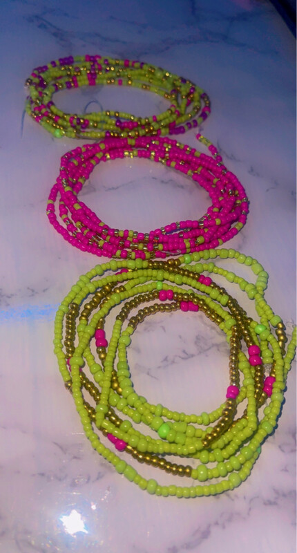3pcs Pink &amp; Green Set