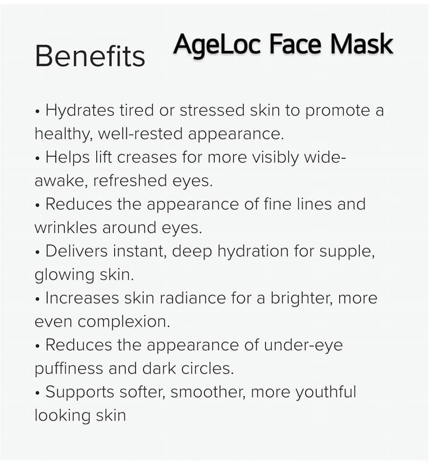 Caffeine Eye Masks (Ageloc)