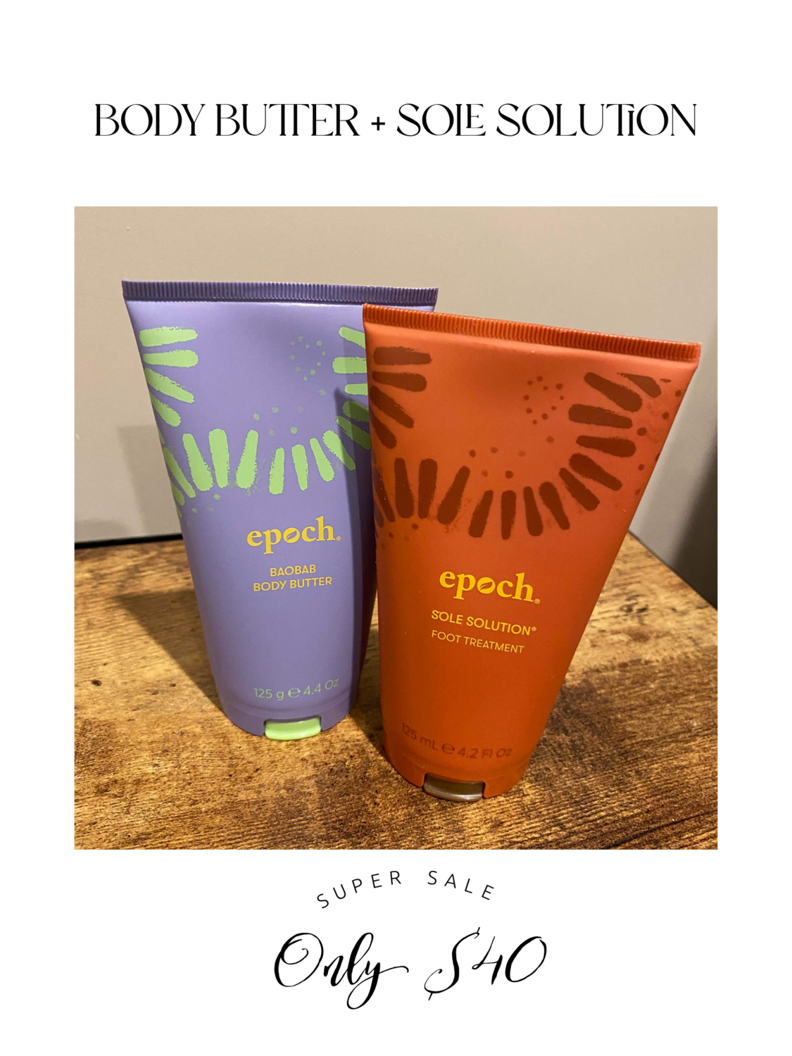 Body Butter + Sole Solution