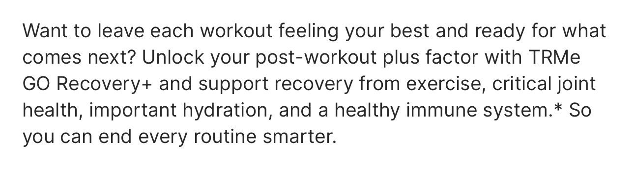 Recovery (TR me) Vanilla