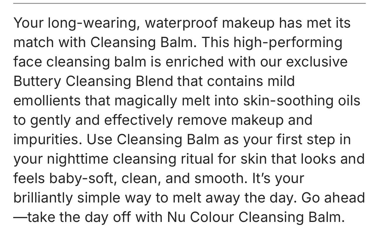 Cleansing Balm