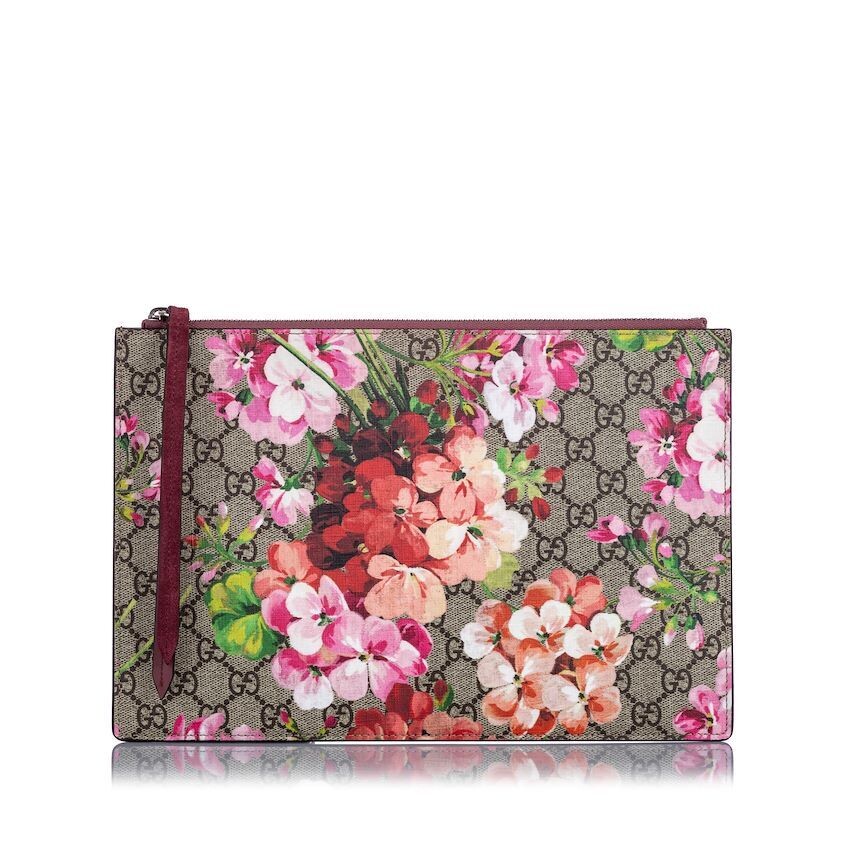 Gucci Floral Small Clutch Bag with box