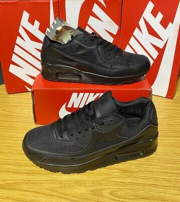 Nike Men's Trainers Trainer 90s 90's 1:1 Essential Triple 	Nikes Air Max 90 Men Mens Rep Replica Shoes Fake Man Mans Duplicate Sneakers First Copy Cheap Sneaker Sale UK Reps MAX.90 Air.Max CN8490-003 Recraft Black AM90