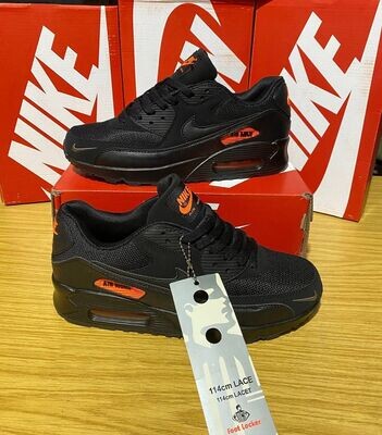 Nike Men's Trainers Trainer 90s 90's 1:1 Gore Tex Black	Nikes Air Max 90 Men Mens Rep Replica Shoes Fake Man Mans Duplicate Sneakers First Cheap Sneaker Sale UK Reps MAX.90 Air.Max DJ9779-002 Anthracite Safety Orange Copy 