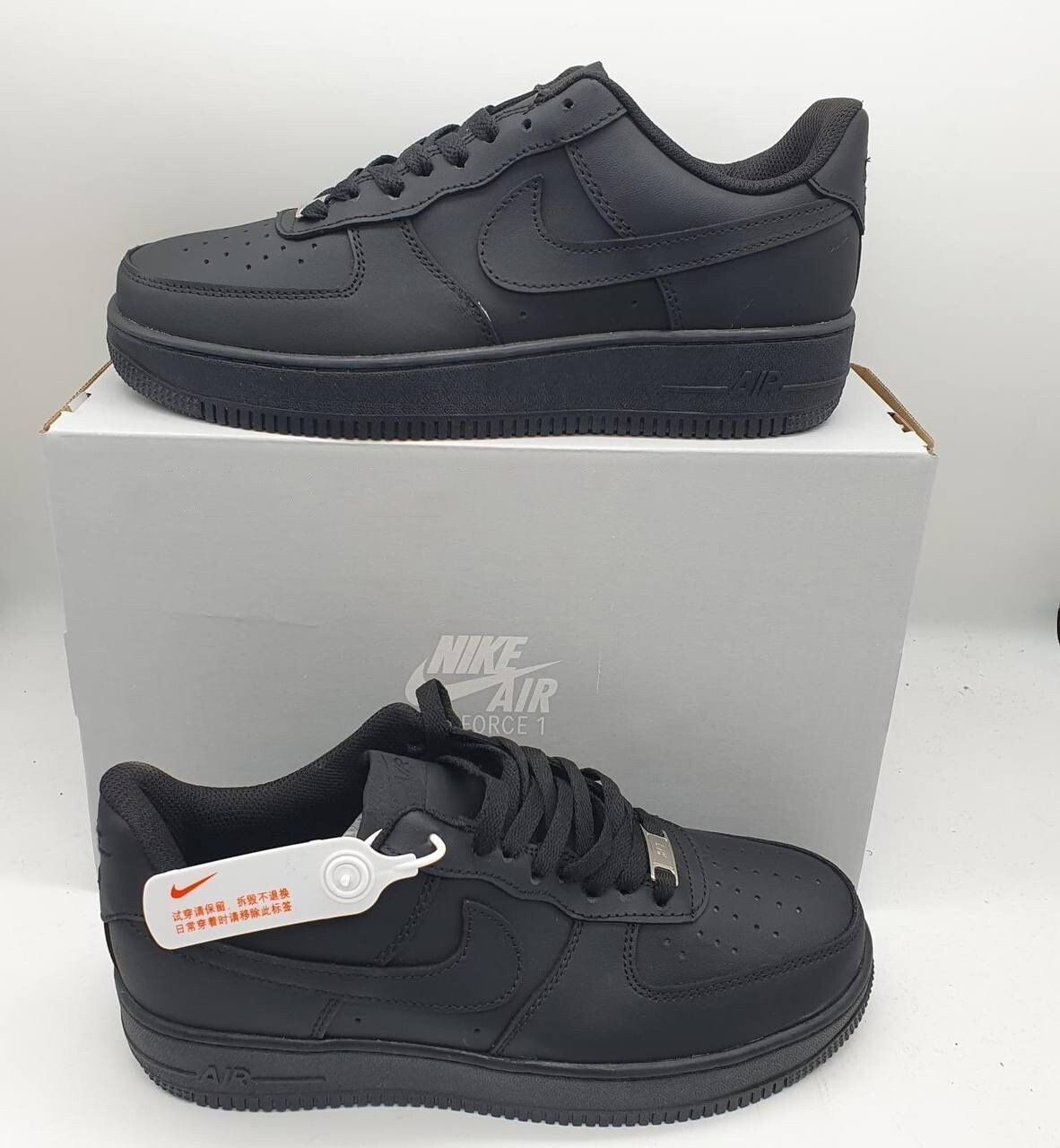 Nike Trainer Air Force 1 Full Fresh Black Anthracite Men 07 Airforce1 One Rep Reps Man Mans Men's Mens Replica Sneakers Sale UK Boys Fake Cheap AAA First Duplicate Copy Low '07 Shoe Sneaker Trainers Airforce Shoes Sports Casual Af1 Brand