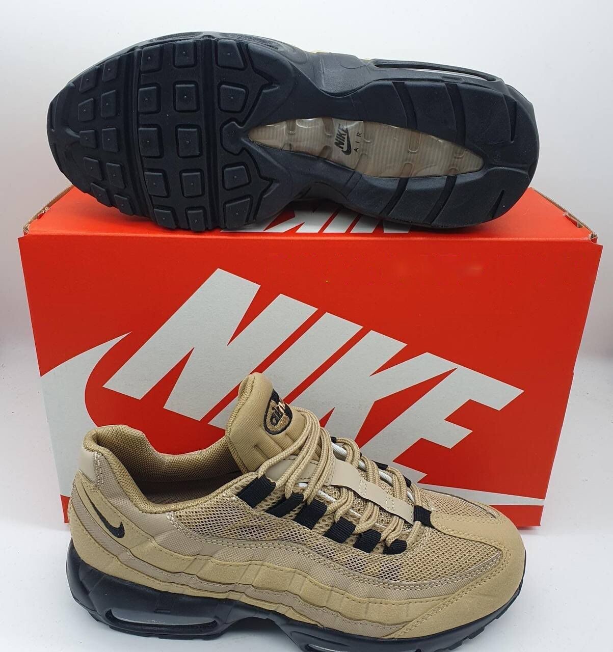 Nike Air Max 95s Grain Brown Khaki Men s Sneakers Sale UK