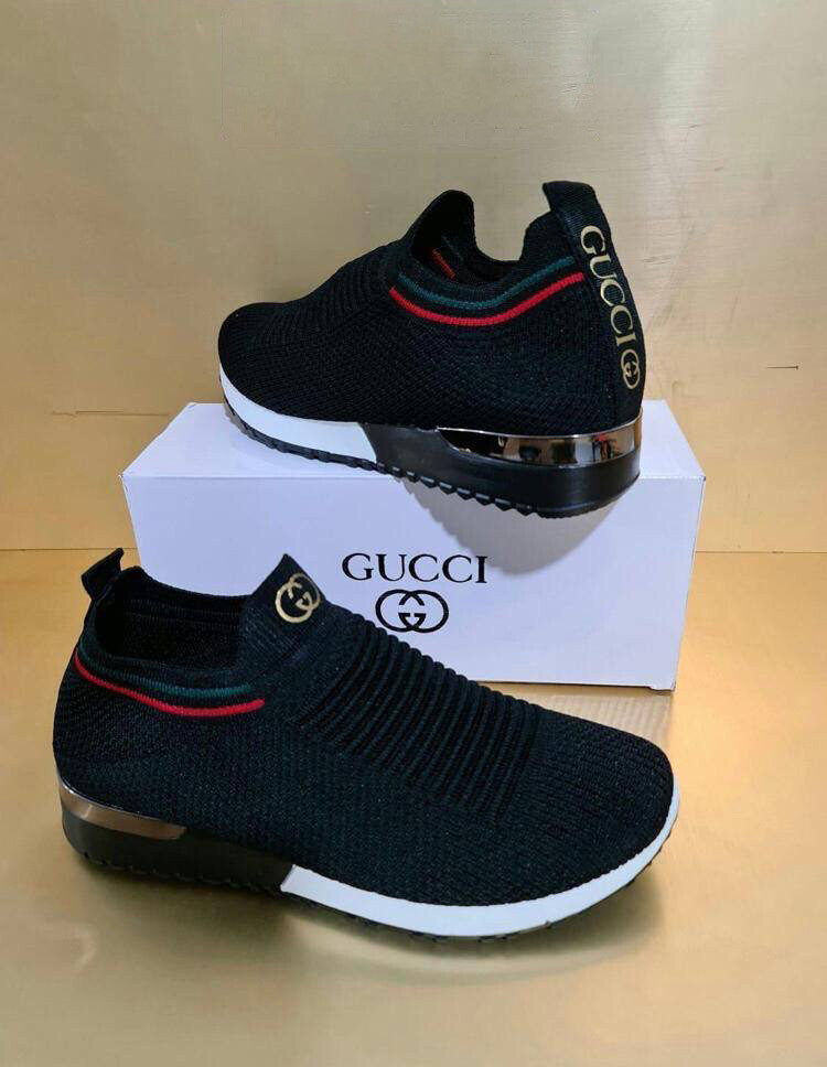 Gucci Women's Pumps Luxury Black Sneaker AAA Fake Best Rep Sale UK Woman First Copy Replica Cheap Price Reps Loafers Comfort Shoes 1st Copies Sneakers Double GG Brand Logo Oversized Trainers Womans Lady Runners Red Green Stripe Fashion Casual Shoe 
