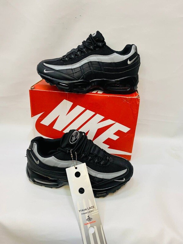  Nike Men's Trainers Trainer 95s 95's 1:1 Black Smoke Grey 	Nikes Air Max 95 Men Mens Rep Replica Shoes Fake Man Mans Duplicate Sneakers Copy Cheap Sneaker Sale UK Reps MAX.95 Air.Max CT1805-001 White Dark Particle Essential
