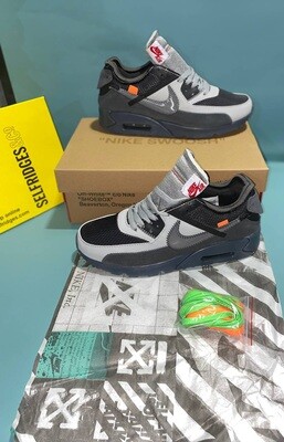 Nike Men's Trainers Trainer 90s 90's 1:1 Black Grey White	Nikes Air Max 90 Men Mens Rep Replica Shoes Fake Man Mans Duplicate Sneakers First Copy Cheap Sneaker Sale UK Reps MAX.90 Air.Max AA7293-001 Off X Cone AAA Beste Wolf Particle

