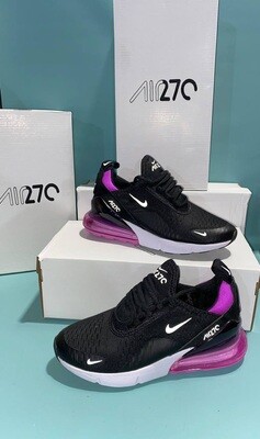 Nike Trainers 270s Black Purple Black Nike Trainers for Women