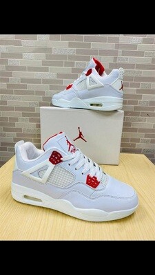 Nike Air Jordan 4 Retro Metallic Red Womens Nike Air Jordan 4 Retro Metallic Red White Red Women Replica Rep Reps Woman Womans Womens Girls Design Brand Logo Fake Cheap First Copy Shoe Sneaker Sneakers Trainer Women's Jordan4 Basketball IV Ar Jdn Trainers Shoes UK Jordans