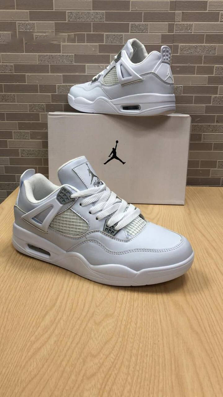Nike Air Jordan 4 Pure Money 2017 GS IV 4s Men's Trainers Reps Jordans Rep 4's Man Mans Men White Replica Sale UK Boys Design Brand Fake Cheap First Copy Shoe Sneaker Sneakers Trainer Air4 Retro Jordan4 Basketball Nikes Shoes Mens