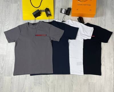 Prada Milano Men's Women's Black White Grey Navy Blue Tshirt Luxury Fake Rep AAA Sale UK Men Women First Copy Replica T-shirt Man Woman Cheap Price Casual T Shirt 1st Copies T-shirts Designer Tee Shirts 1:1 Brand Logo 1 to 1 Tshirts Fakes Reps Duplicate