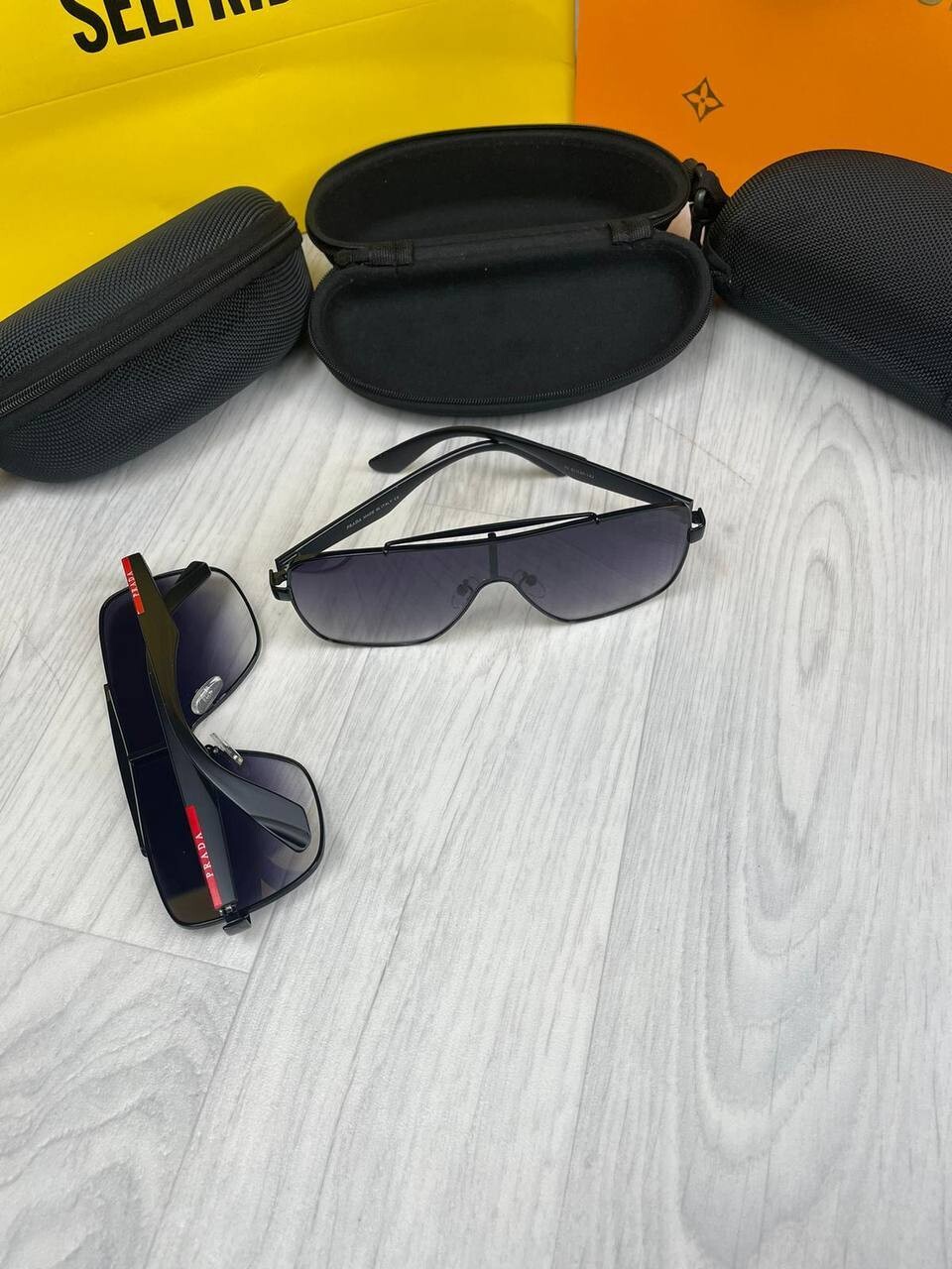 Prada Milano Men's Women's Designers Black Sunglasses Reps Sale UK Man Woman Cheap Price Sunglass First Copies Replica Men Women Fakes Rep 1st Copy Pilot Polarized Glasses Fake Eyewear 1:1 Brand Logo 1 to 1 AAA Duplicate UV Protected