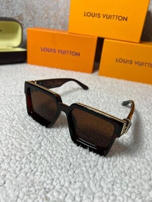 Louis Vuitton Men's Women's Luxury Rep AAA Brown Sunglasses Sale UK Man Woman First Copy Reps Cheap Price Eyewear Men Women Designer Replica Sunglass 1st Copies Square Frame Fashion Fake 1:1 LV Brand Logo Fakes Duplicate 1 to 1 Unisex