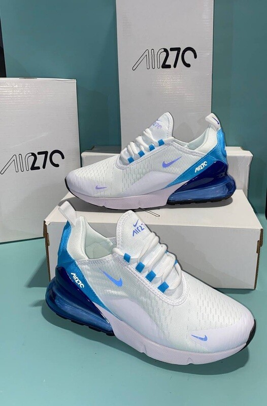 Nike Men's Trainers Trainer 270s 270's 1:1 White Black Blue	Nikes Air Max 270 Men Mens Rep Replica Shoes Fake Man Mans Duplicate Sneakers First Copy Cheap Sneaker Sale UK Reps MAX.270 Air.Max AH6789-118 University AAA Best
