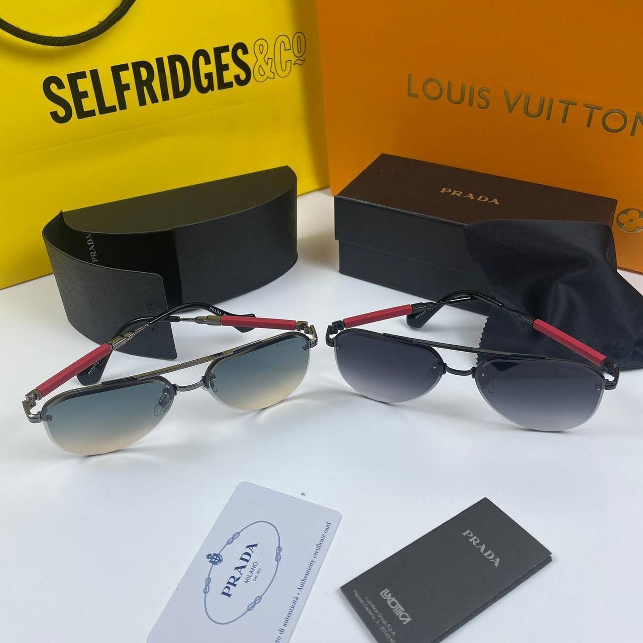 Prada Milano Men's Women's Designer Faded Black Vintage Blue Sunglass Rep AAA Sale UK Man Woman First Copy Replica Cheap Price Sunglasses Men Women 1st Copies Polarized Fake Reps Aviator Fakes Eyewear 1:1 Brand Logo Duplicate 1 to 1 Luxury Glasses