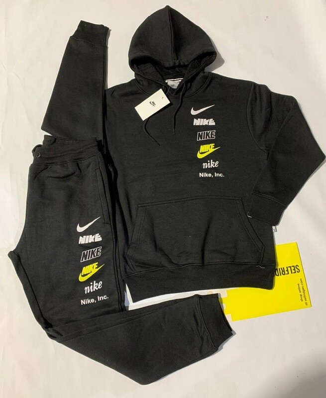 Rep Replica Fake Man Mans Duplicate Track Suit Copy Cheap Suits Sale UK Reps DX0783-010 Club Mult Black Pullover Hoodie Pants