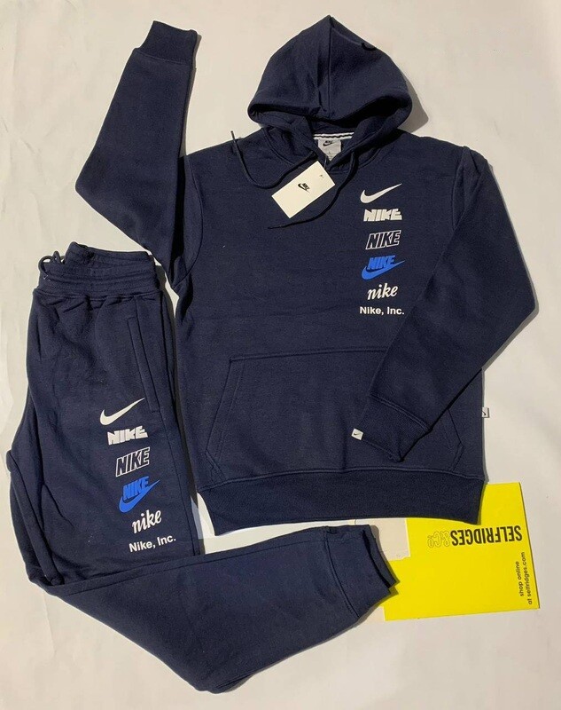 Nike Navy Blue Tracksuit with Hoodie Nike Navy Blue Tracksuit with Hoodie