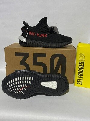 Adidas SPLY 350 Yeezy Shoes Comfort Trainer In Black Red