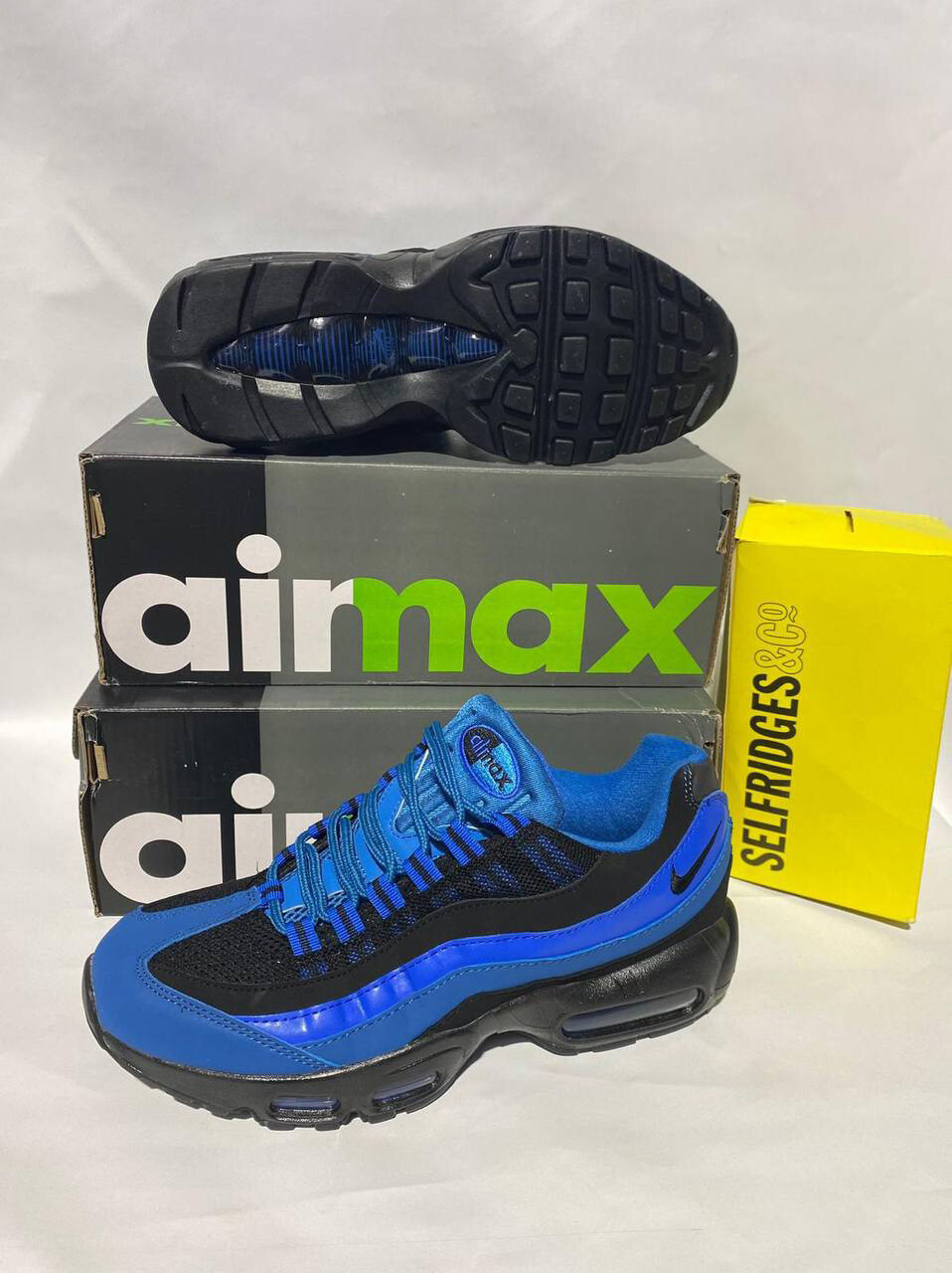Nike Men's Trainers Trainer 95s 95's 1:1 Stash (2024) Blue	Nikes Air Max 95 Men Mens Rep Replica Shoes Fake Man Mans Duplicate Sneakers Copy Cheap Sneaker Sale UK Reps MAX.95 Air.Max HF5515-400 Black Military Vivid Obsidian Harbor
