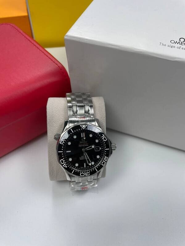 Omega Seamaster Diver Black Dial Watch Men's Omega Seamaster Diver Black Dial Watch Men's