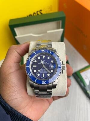 Rolex Submariner Royal Blue Dial Watch Men's Rolex Submariner Royal Blue Dial Watch Men's