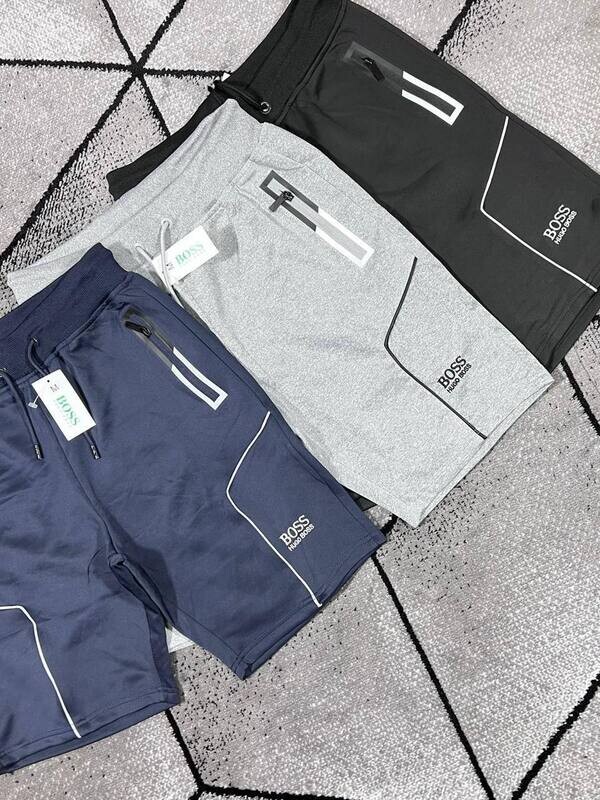 Hugo Boss Out Wear Outwear Luxury Designer Relaxed Fit Men
Shorts Short Pajama Payjama Fake Cheap Rep Cheapest Cheaper Reps Mens Men's Man Mans Man’s First Copy Logo Summer Best Plain Swim Beach Bootleg Swimming Beaches Cotton-Blend Decorative Reflective Black Navy Blue Grey
