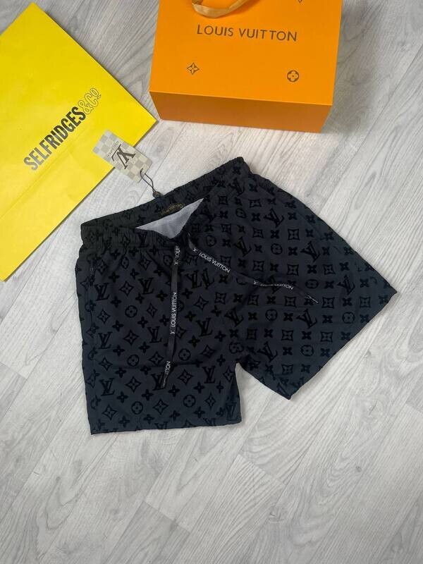 Louis Vuitton Men's Designers Luxury Reps AAA Black Shorts Sale UK Man Woman First Copy Cheap Price Rep Swimming Short Men Women Luxury Replica Swim Pants Unisex Cargo Bottom Joggers 1st Copies 1:1 Jogger Pant Fake Brand Logo Fakes