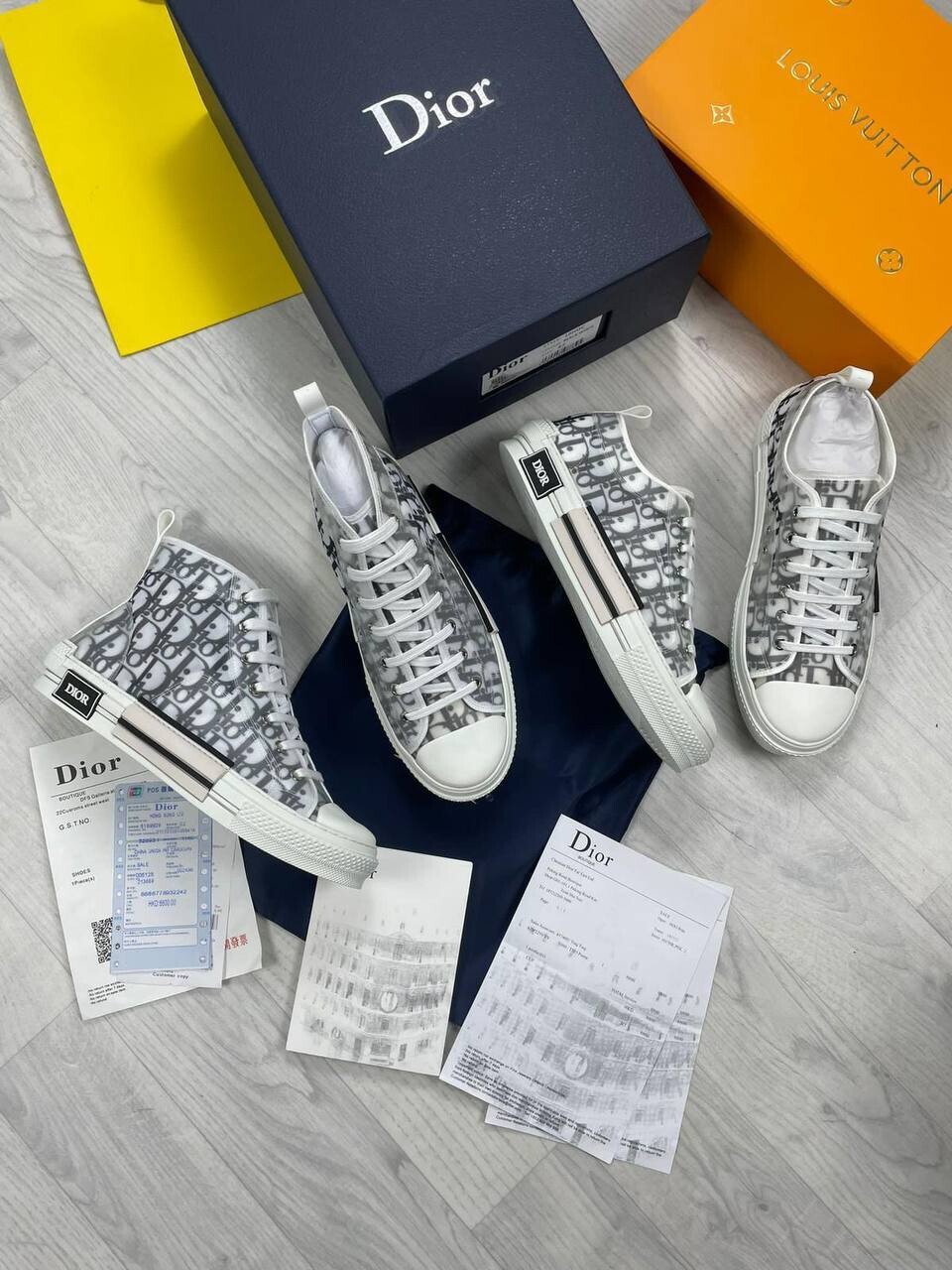 Mens white hotsell dior trainers