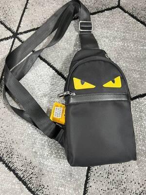 Fendi Messenger Auth Monster Body Bag Black Nylon/Goldtone
Fendi Auth Cheaper Leather Replica Crossbody Lady For Men 
Monster Bag Goldtone Fake Small Cheap Rep Woman Reps Womens Women's First Copy Logo Mens Men’s Comfort Best Zipper Oversized Oversize Formal Girls Eyes NylonOne-shoulder Backpack In Leather Black

