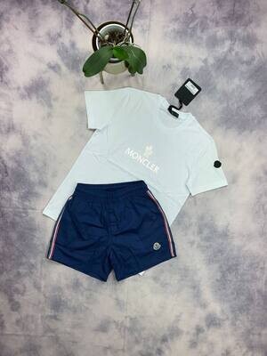 Moncler Men Reps T-shirt Short Set Logo Print Aqua T-shirts Blue Shorts Sets Boys Rep Half Sleeve Tshirts Cheap First Copy Round Neck Men's T Shirt Fake Tshirt Replica Tee Shirts Sale UK Moncler Men Reps T-shirt Short Set Logo Print Aqua T-shirts Blue Shorts Sets Boys Rep Half Sleeve Tshirts Cheap First Copy Round Neck Men's T Shirt Fake Tshirt Replica Tee Shirts Sale UK