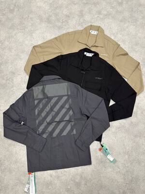Off-White Tops Over Shirts Stripes Black Grey Beige Replica Sale UK